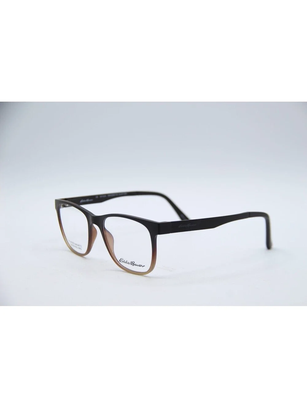 Eddie Bauer Eb32039 Br Brown Black Authentic Frames Eyeglasses 52-18 !!!